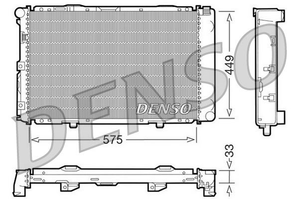 Mercedes-Benz 190 W201 Motor Su Radyatörü 82-93 DENSO
