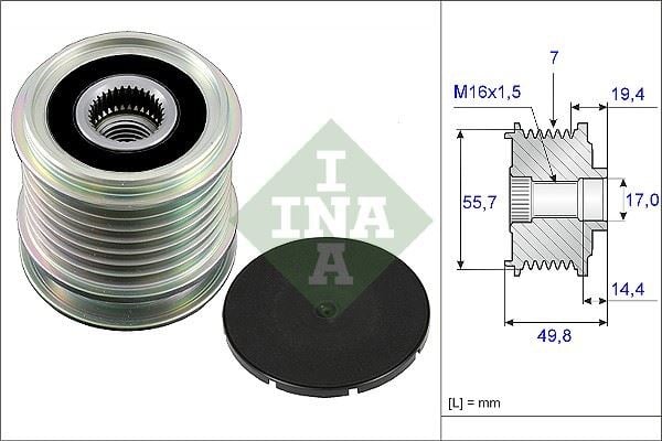 Mercedes W203 Alternatör Kasnağı INA