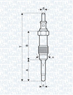 Mercedes Kızdırma Bujisi OM602 W210 S210 W461 B901>B904 B667 B668 B670 MARELLI