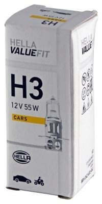Ampul H3 12V 55W PK22S Halojen Mercedes Audi Ford Hyundai VW HELLA