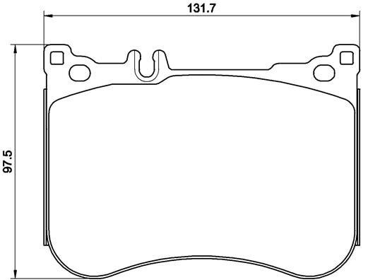 Mercedes W222 Ön Fren Balatası BREMBO