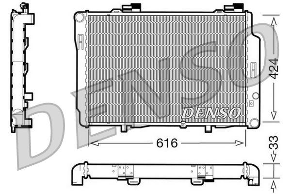 Mercedes-Benz C-Class 202 Motor Su Radyatörü 93-01 DENSO