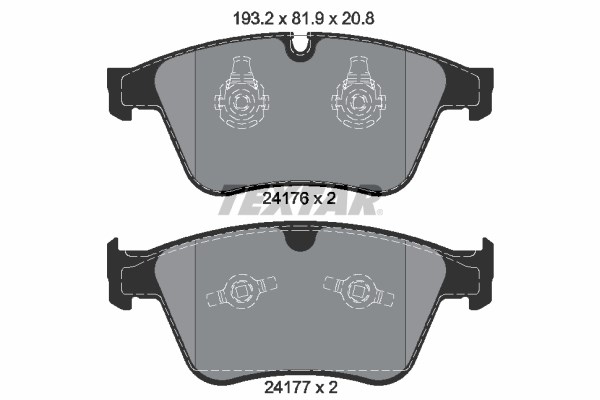 Mercedes ML-Class W164 ML 63 AMG Ön Fren Balatası 4-matic TEXTAR