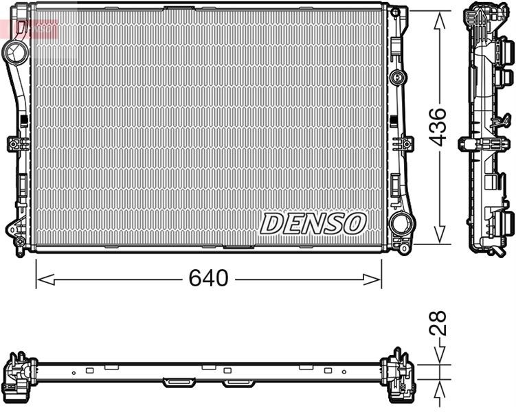 Mercedes W205 S205 C205 A205 W213 S213 C238 A238 Motor Su Radyatörü DENSO