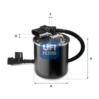 Mercedes OM651 Yakıt Filtresi UFI