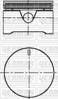 Mercedes Daimler Benz OM 457 Voith LP 490 Piston Segman Q92.0mm STD YENMAK