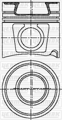 Mercedes V Motor OM 441.900 Piston Segman Q130.0MM STD YENMAK