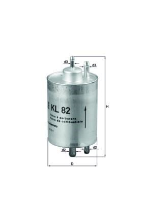 Mercedes W202 W203 CL203 C208 C209 W210 C215 W220 R230 R170 W463 Yakıt Filtresi MAHLE