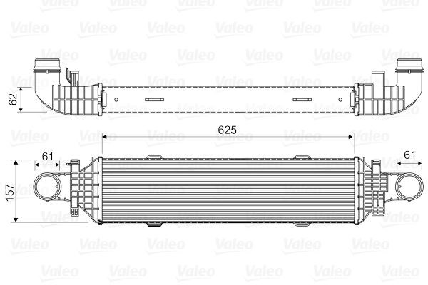 Mercedes W204 S204 C204 C218 W212 C207 X204 Turbosarj Radyatörü VALEO