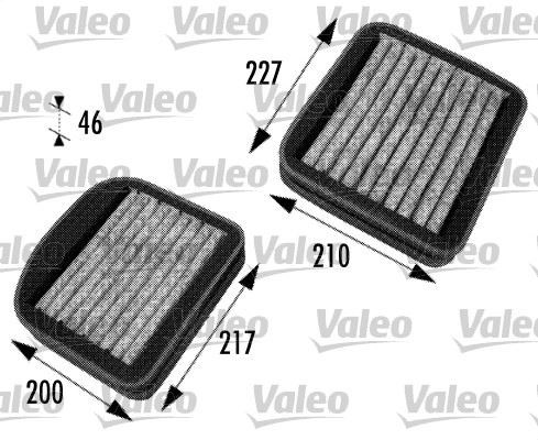 Mercedes W210 S210 W220 C215 Karbonlu Kabin Filtresi Takımı VALEO
