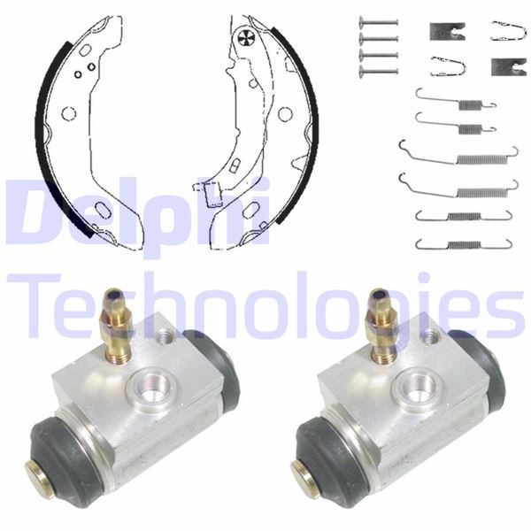 Mercedes A140 A160 A170 Arka Fren Pabuç Kiti DELPHI