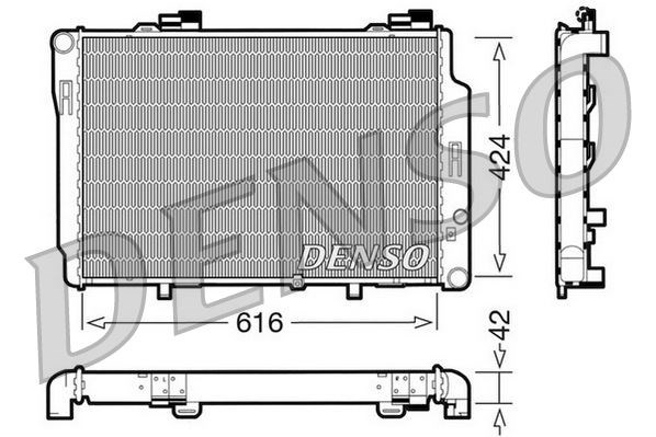 Mercedes-Benz C-Class 202 Motor Su Radyatörü 93-01 DENSO