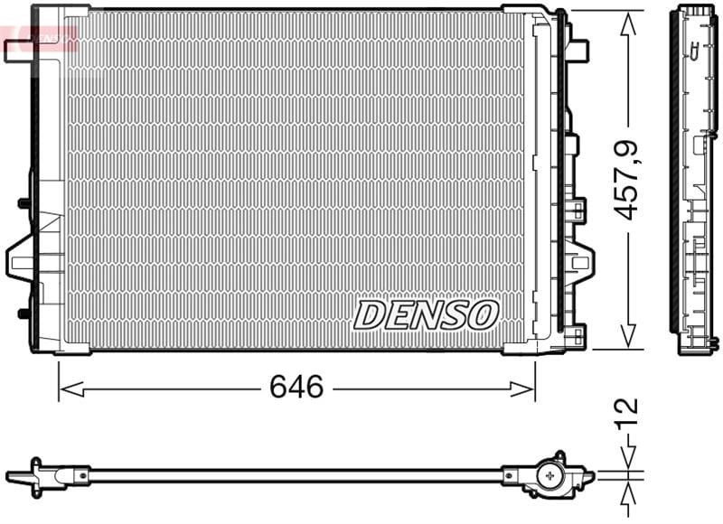 Mercedes W176 W246 C117 X117 X156 Klima Radyatörü Kurutuculu DENSO