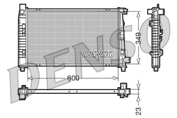 Mercedes-Benz A-Class W168 Motor Su Radyatörü 97-04 DENSO