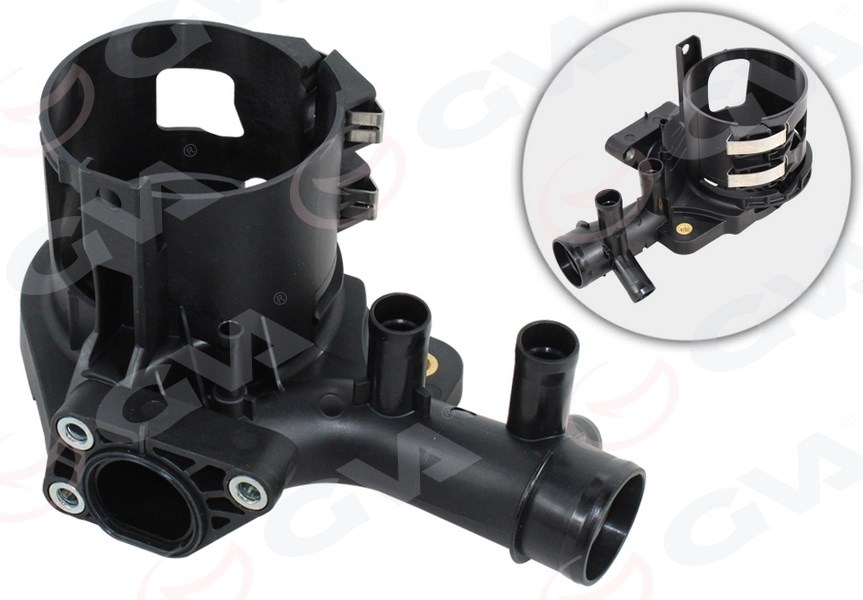 Mercedes Soğutma Suyu Giriş Boğazı OM651 W204 W205 W212 C218 C253 W166 W639... GVA