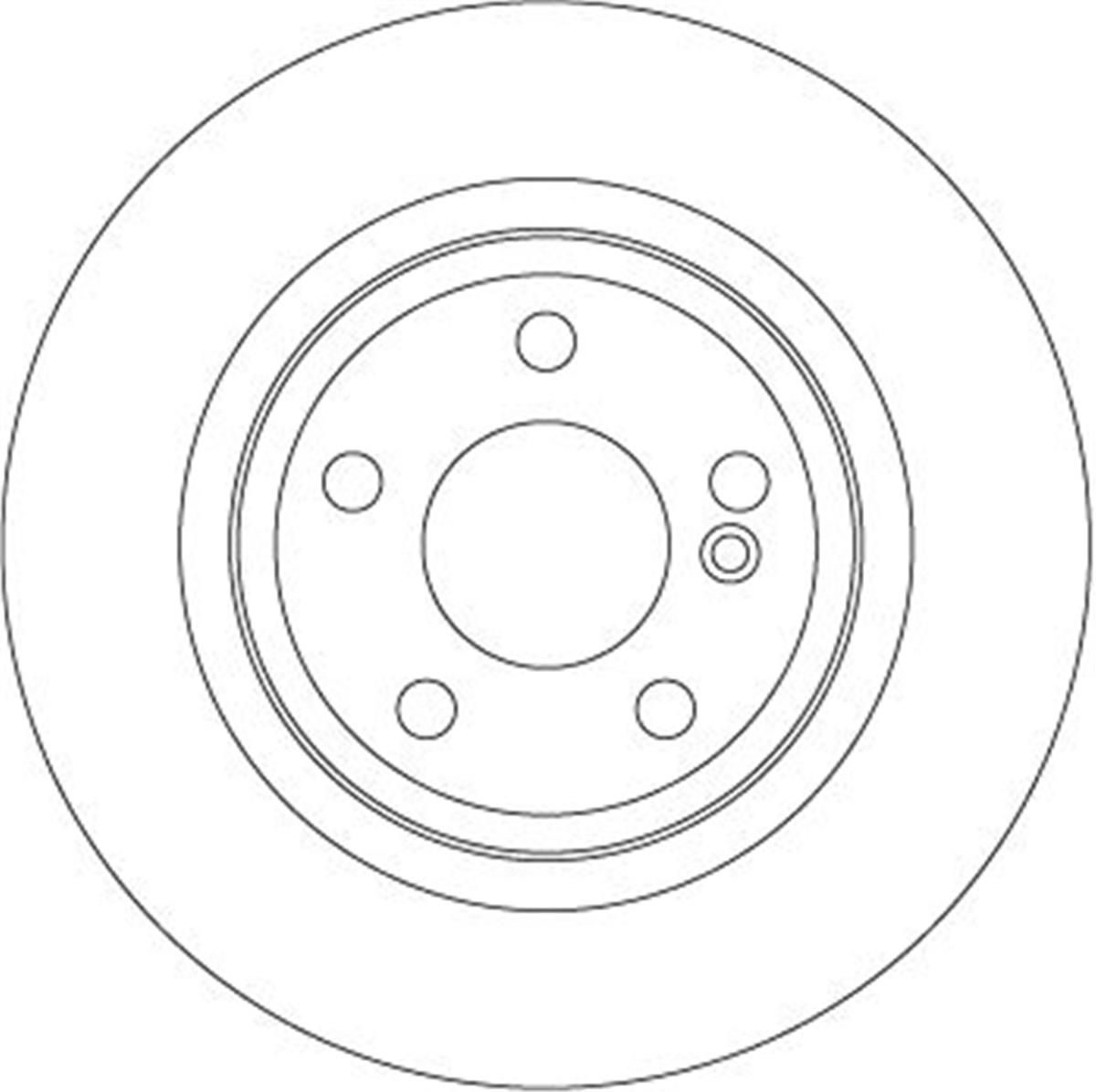 Mercedes W176 W246 C117 X156 Fren Diski Arka A2464230112
