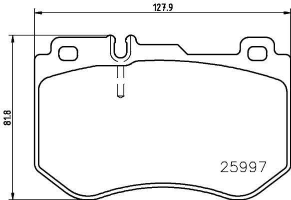 Mercedes C-Class W205 Ön Fren Balatası BREMBO