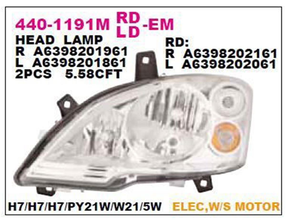 Mercedes Vito Viano Sol Far Depo (2009 Ve Üzeri) A6398201861