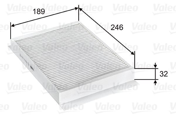 Mercedes W205 S205 C205 A205 C257 W213 W166 W463 Polen Filtresi VALEO