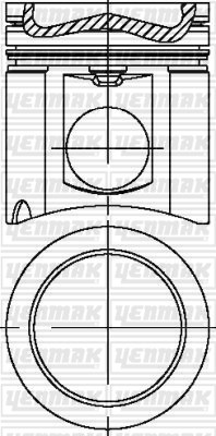 Mercedes OM 457 LA Euro 2 Turbo LLK Piston Segman Q128.0MM STD YENMAK