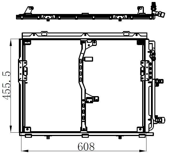 Mercedes W140 C140 Klima Kondenseri ORIS