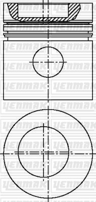 Mercedes OM 314-A Piston Segman Q97.0mm STD YENMAK