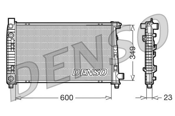 Mercedes-Benz A-Class W168 Motor Su Radyatörü 97-04 DENSO