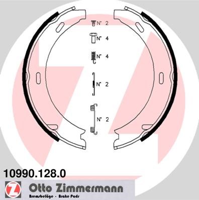 Mercedes W201 W124 W168 W169 W245 W414 W202 W203 C209 W461 Yaylı Arka Park... ZIMMERMANN