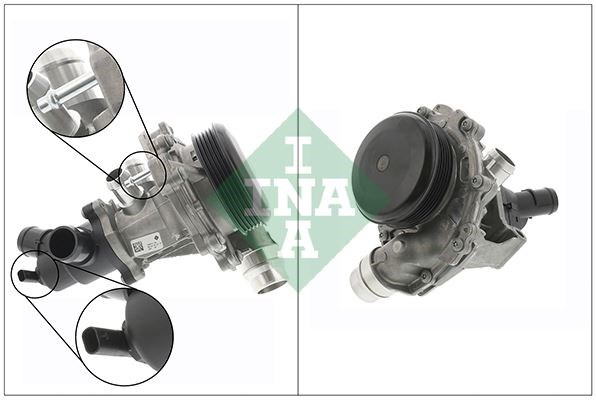 Mercedes W176 W246 C117 X156 Devirdaim Pompası Termostatlı INA
