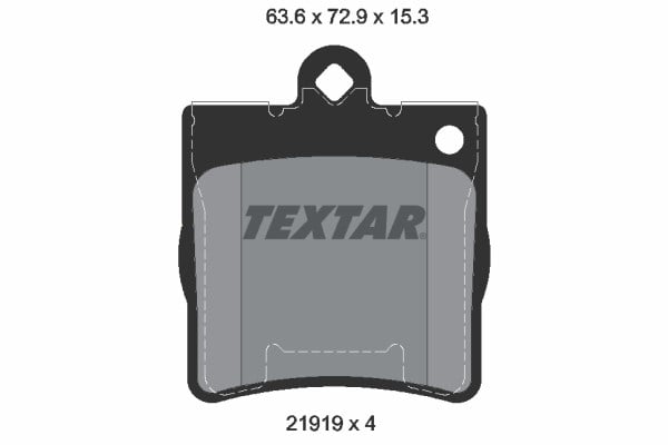 Mercedes W202 S202 W203 CL203 W210 R170 R171 Arka Fren Balatası TEXTAR