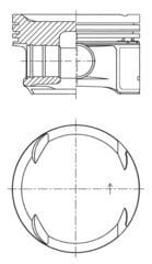 Mercedes M271 Kompressor W203 CL203 C209 W211 W204 W212 R171 Piston Segman... KOLBEN