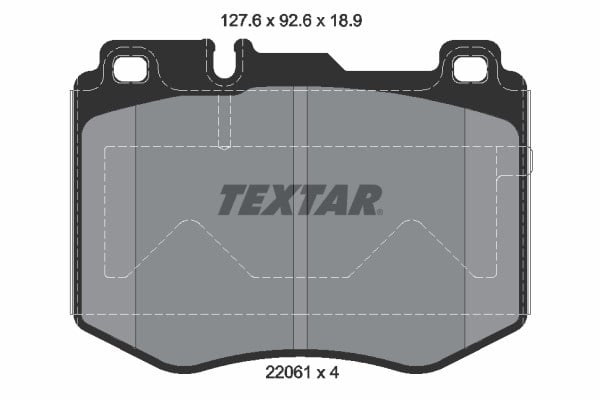 Mercedes W205 S205 C205 A205 W213 S213 C238 A238 Ön Fren Balatası TEXTAR