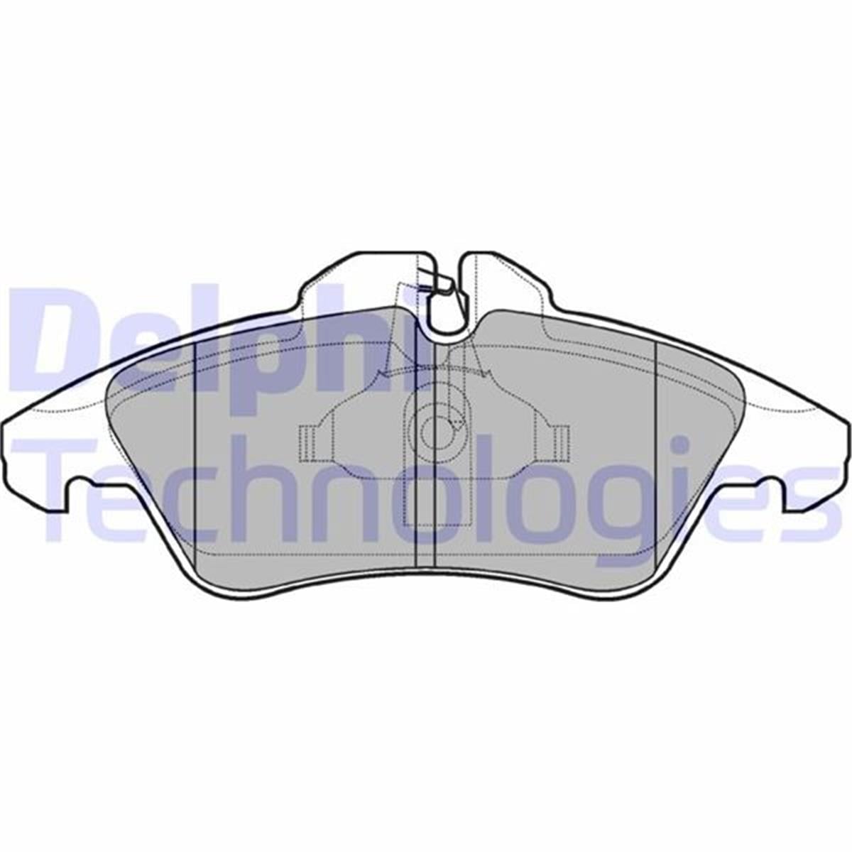Vw Lt28 Lt35 Mb Sprinter 2T Fren Balatası Delphi Wva 21576-21577
