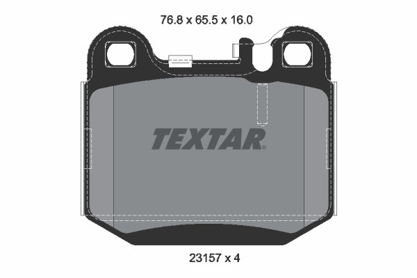 Mercedes ML-Class W163 Arka Fren Balatası TEXTAR