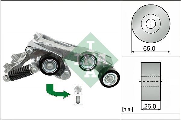 Mercedes W169 Kayış Gergi Rulmanı Kütüklü INA