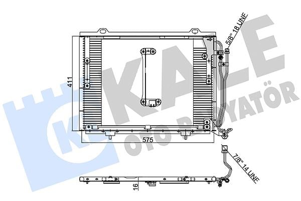 Mercedes W202 Klima Radyatörü KALE-RADYATOR