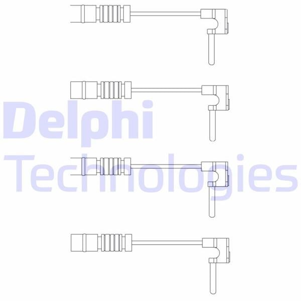 Mercedes W201 W126 W168 W202 W124 W210 W140 4'lü Balata Fişi DELPHI