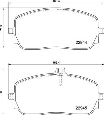 Mercedes W177 V177 W247 C118 X118 H247 X247 V167 Spor Tip Ön Fren Balatası BREMBO