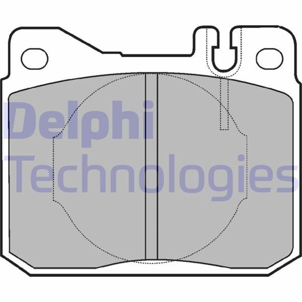 Mercedes W123 C123 W126 C126 R107 Ön Fren Balatası DELPHI