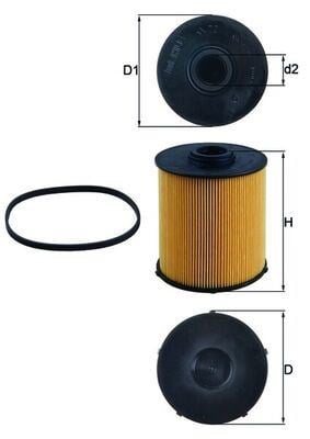 Mercedes OM611-OM612-OM613 W202-S202-C209-W210-S210-W220 Yakıt Filtresi MAHLE