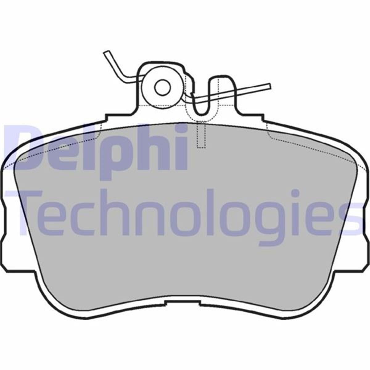 Mercedes W202 C Klasse Ön Fren Balatası Delphi 109Mm