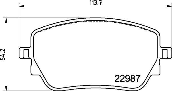 Mercedes W177 V177 W247 C118 X118 H247 X247 Arka Fren Balatası BREMBO