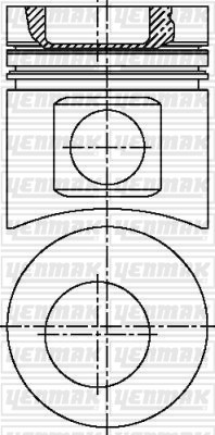 Mercedes OM 401 402 - 403 Piston Segman Q125.0mm STD YENMAK