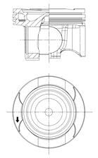 Mercedes OM654 W177 W247 W205 C118 C257 W213 W223 W447 B907 B910 Piston... KOLBEN