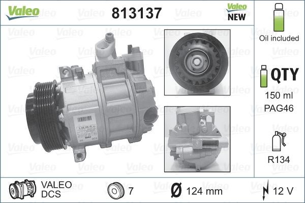 Mercedes W203 Klima Kompresörü VALEO