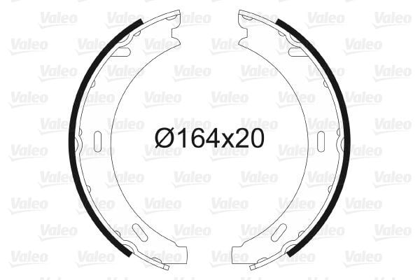 Mercedes W203 S203 CL203 C209 A209 R171 W414 Arka Park Fren Balatası VALEO