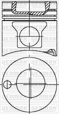 Mercedes OM 441LA Euro 1 Piston Segman Q128.0MM STD YENMAK