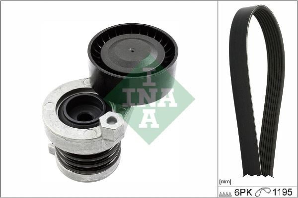 Mercedes W176 W246 W415 C117 Kanallı Kayış Seti INA