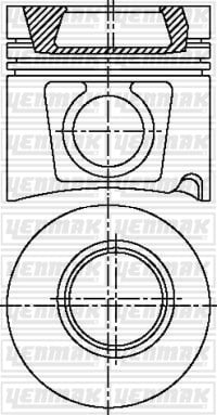 Mercedes OM 441 A Piston Segman Q130.0MM STD YENMAK