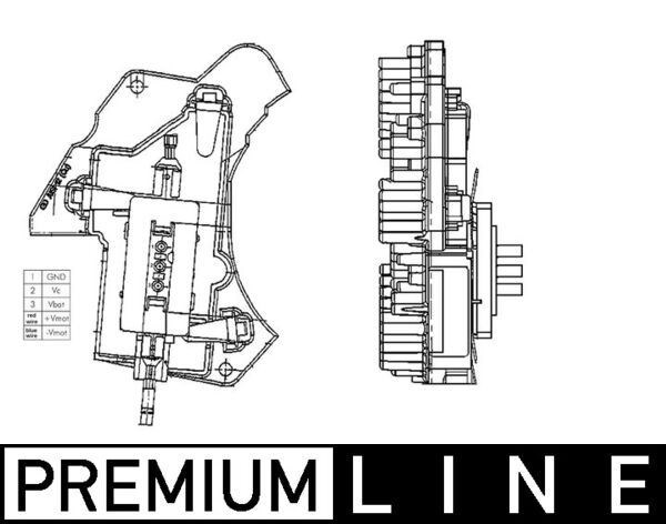 Mercedes W202 W210 Klima Fan Regülatörü MAHLE